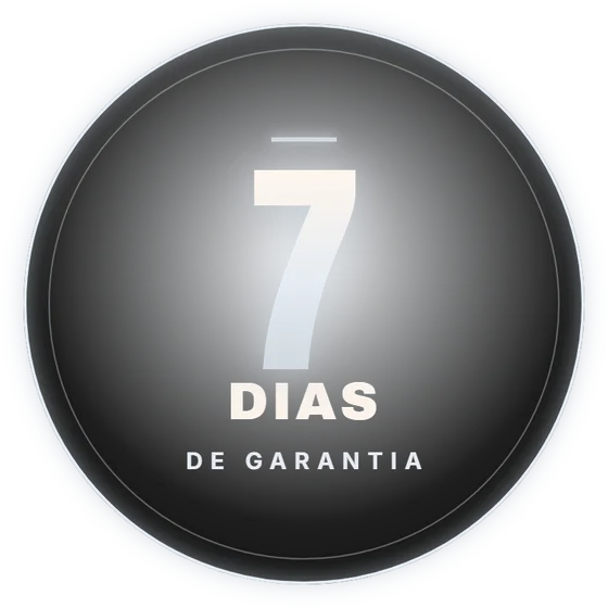 Selo de garantia de 7 dias